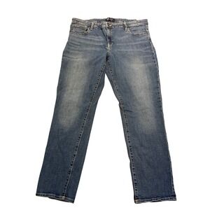 GAP Denim Straight Leg Jeans Mens 34 Blue Cotton‎ Spandex Casual Work Pants